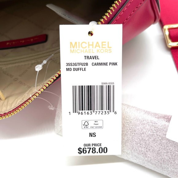 Michael Kors Medium Duffle Satchel Crossbody Bag - Picture 9 of 9